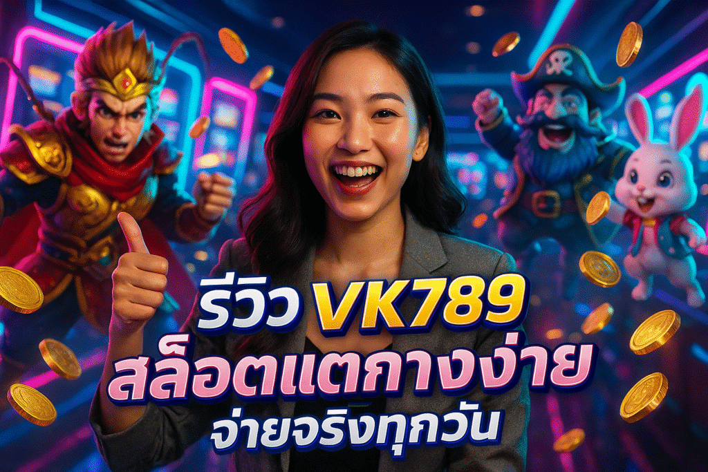 รีวิว VK789 สล็อตแตกง่าย จ่ายจริงทุกวัน