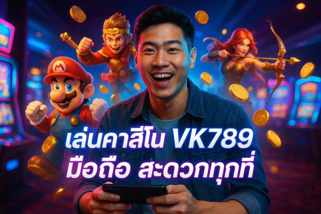 เล่นคาสิโน VK789 มือถือ สะดวกทุกที่
