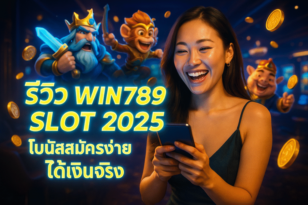 รีวิว WIN789 SLOT 2025 โบนัสสมัครง่ายได้เงินจริง