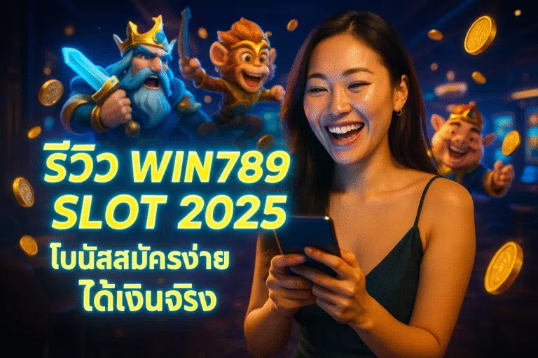 รีวิว WIN789 SLOT 2025 โบนัสสมัครง่ายได้เงินจริง