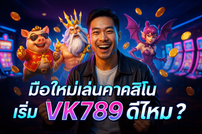 มือใหม่เล่นคาสิโน เริ่ม VK789 ดีไหม?